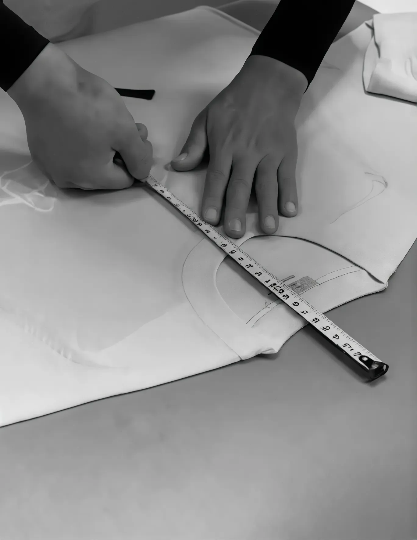 工場でニットを制作している風景