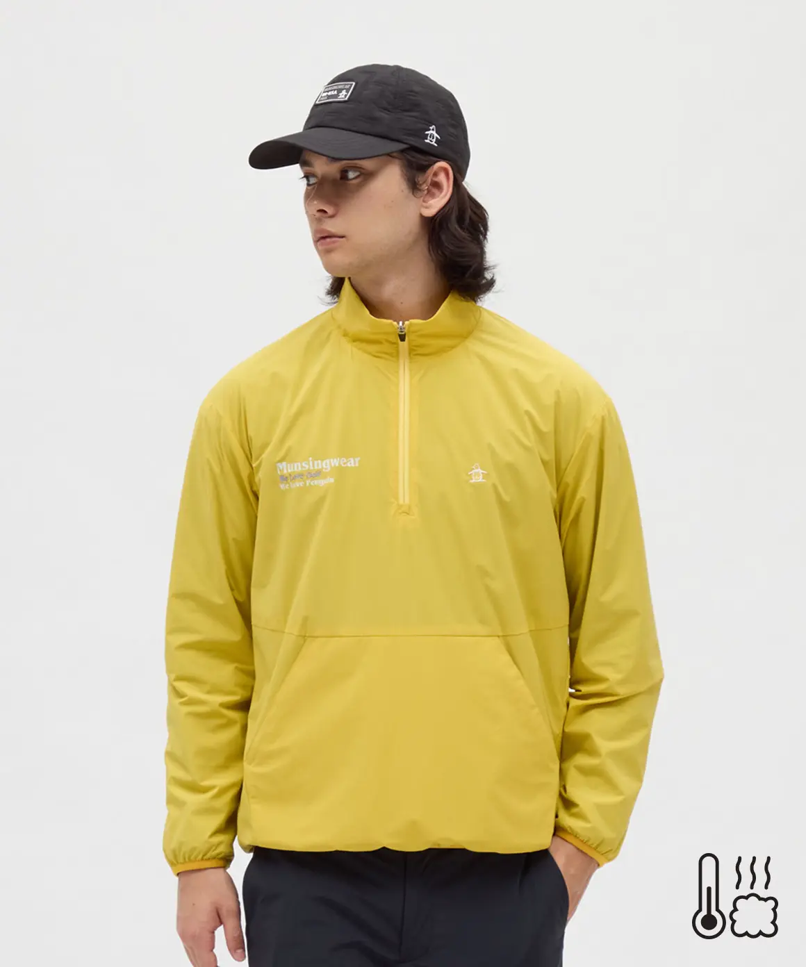 起毛裏地付きメンズゴルフウェア