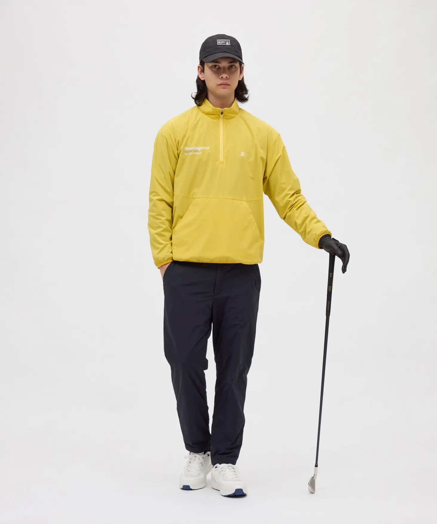 起毛裏地付きメンズゴルフウェア