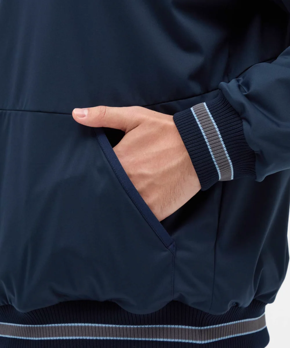 ポケット付きメンズリバーシブルブルゾンA面