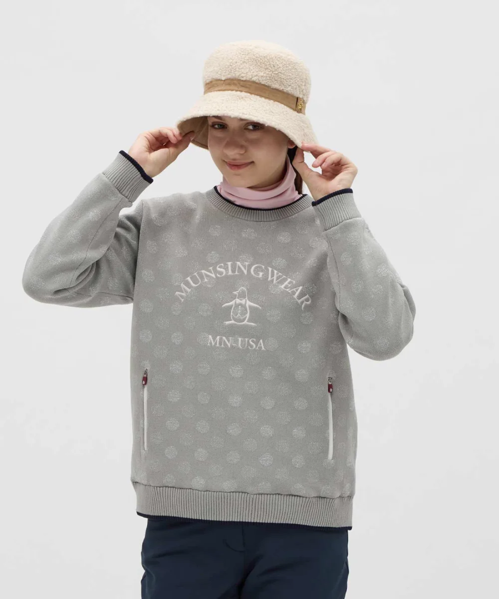 ポケット付きレディースリバーシブルブルゾンA面