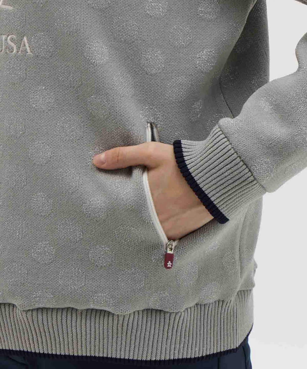 ポケット付きレディースリバーシブルブルゾンA面