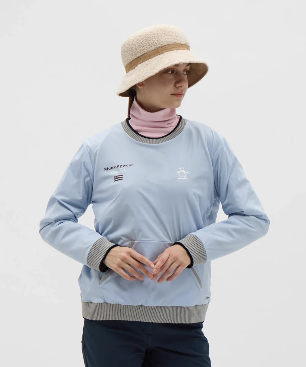 ポケット付きレディースリバーシブルブルゾンB面