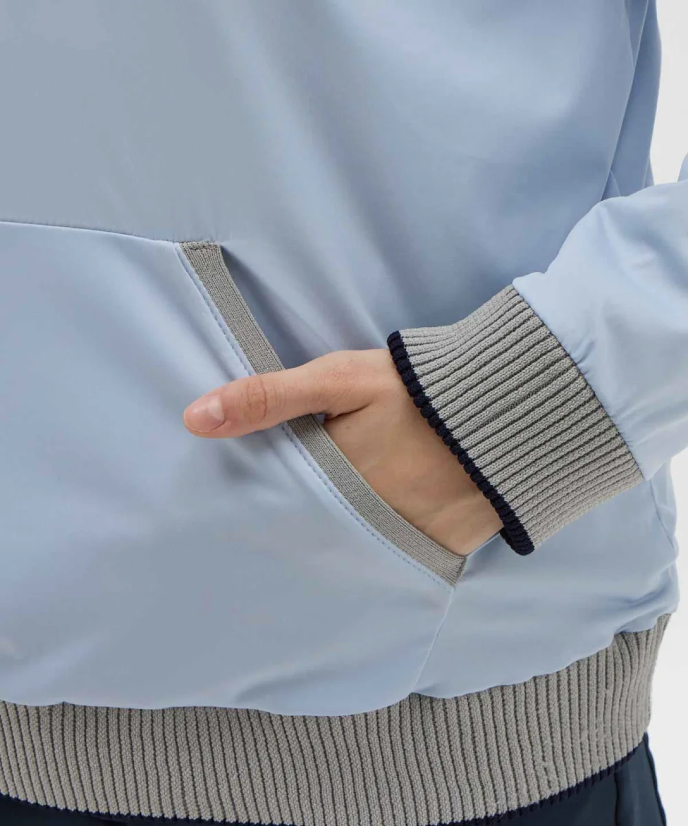 ポケット付きレディースリバーシブルブルゾンB面