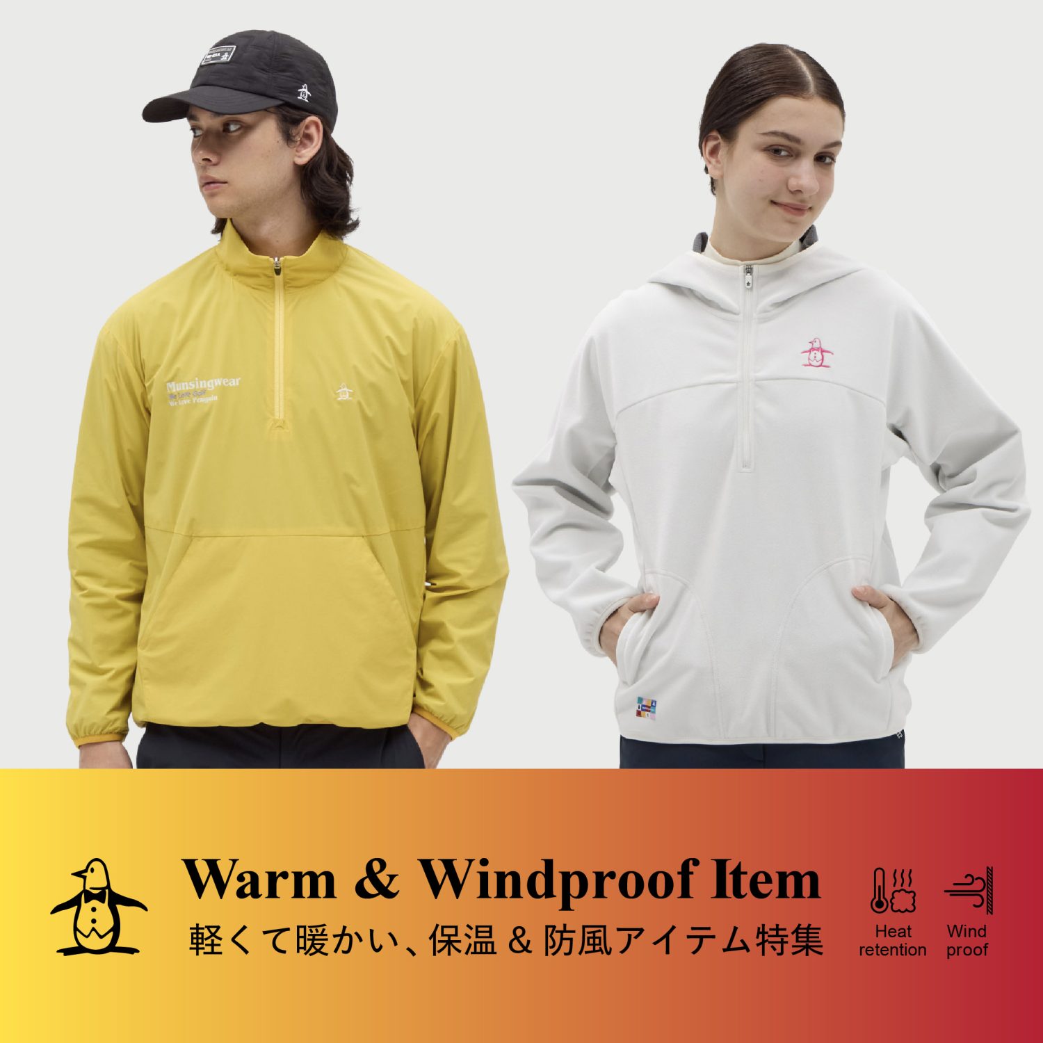 ●MUNSINGWEAR マンシングウェア フード付き ロゴ刺繍 ハーフジップ プルオーバー ゴルフベスト LL 紫 パープル メンズ 特大 大きい 2L XL パーカー ベスト（ブランドマンシングウェア）（ゴルフ