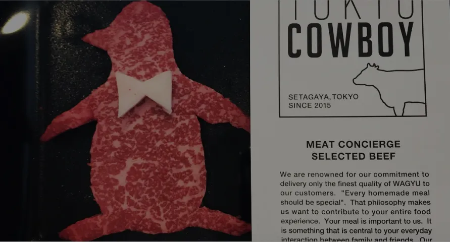 ペンギン型ステーキ