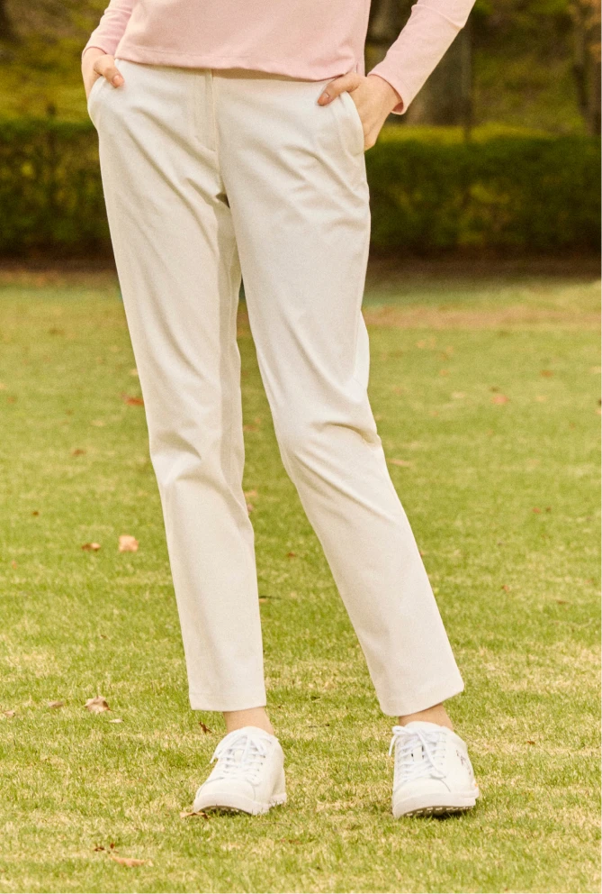 Munsingwear's WHITE 分丈パンツ