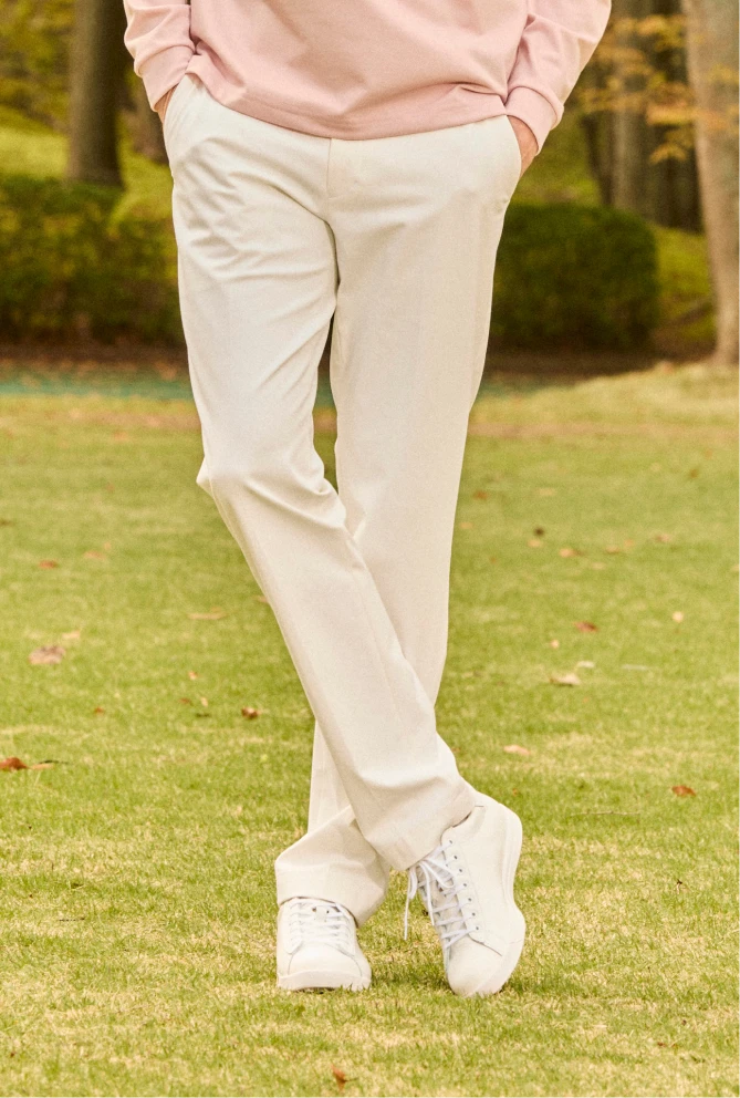 Munsingwear's WHITE ロングパンツ