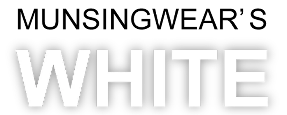Munsingwear's WHITE