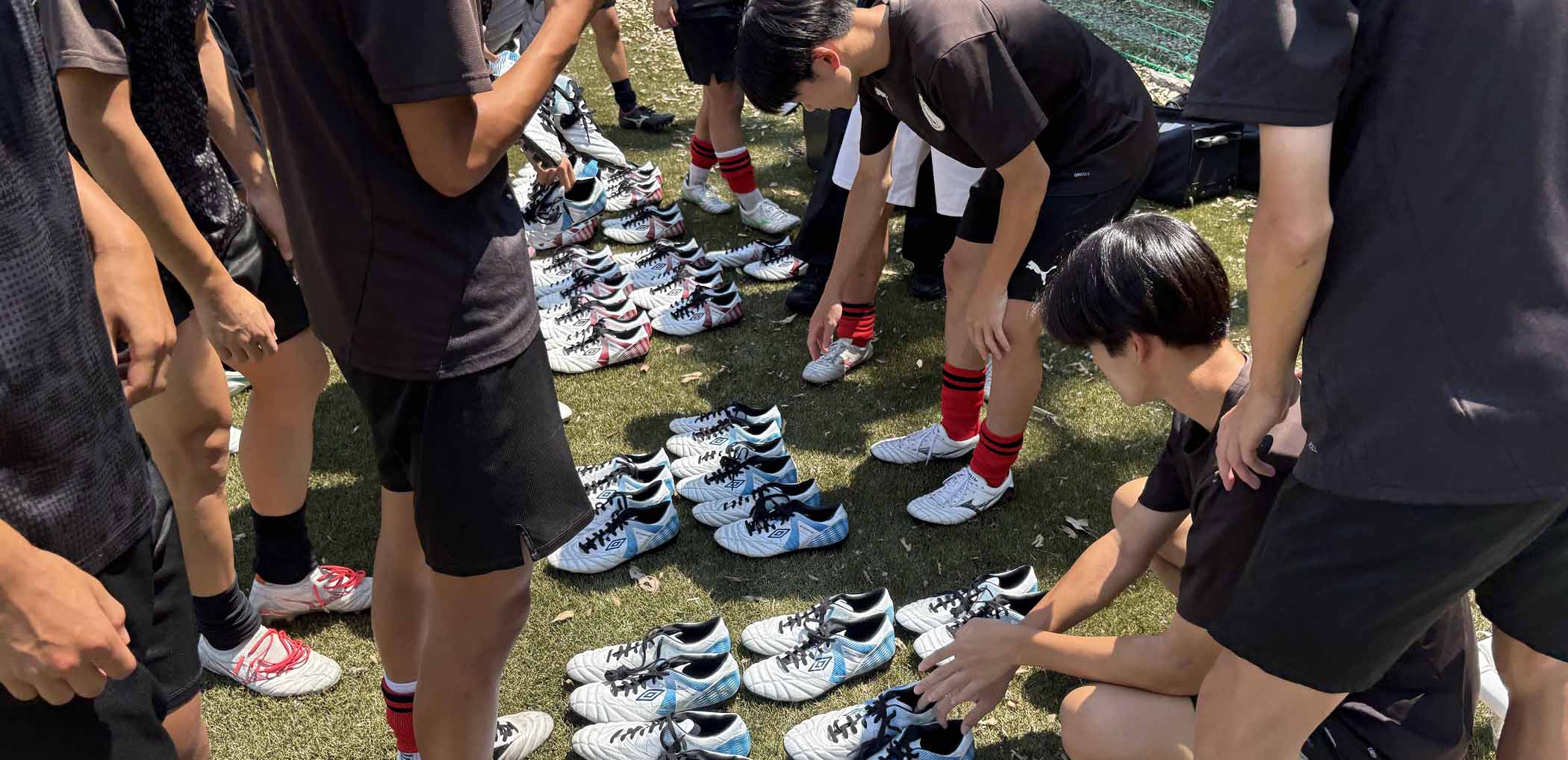 スパイク プロテクトヘッドバンド試着会