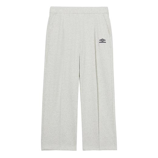 サッカーブランドアンブロのシンプルなグレーのスウェットパンツ