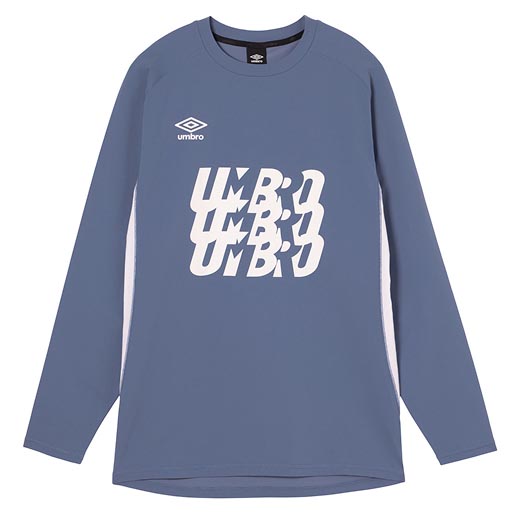 サッカーブランドアンブロのメンズ/レディース 長袖のプラクティスシャツ