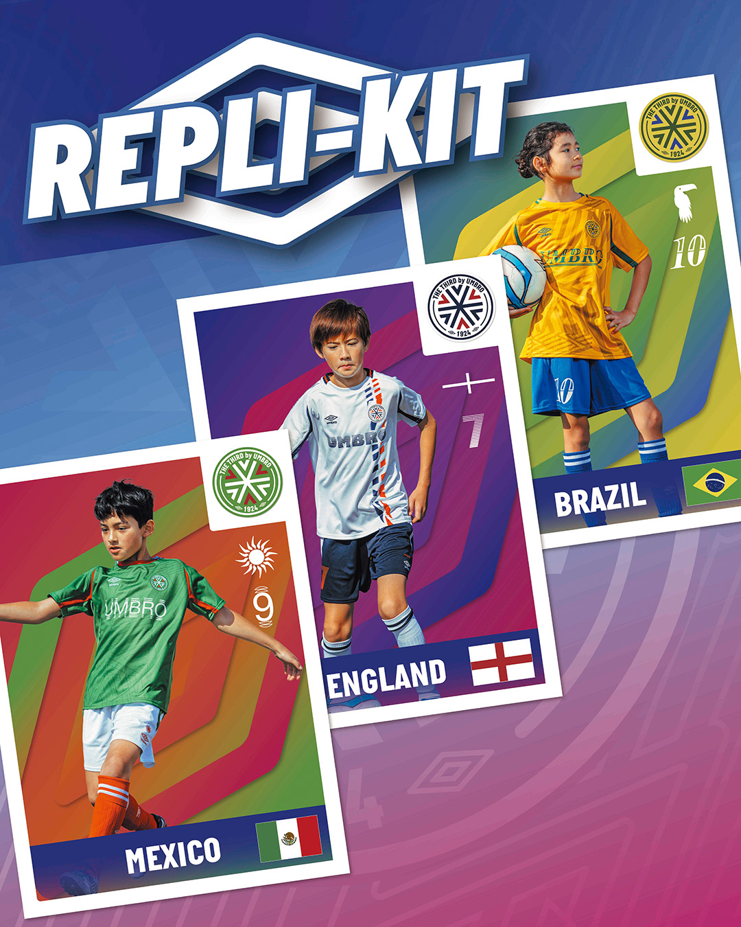 サッカーブランドアンブロのジュニア向けアイテム｜レプリキット