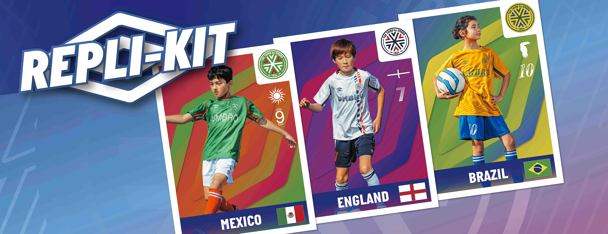 サッカーブランドアンブロのジュニア向けアイテム｜レプリキット