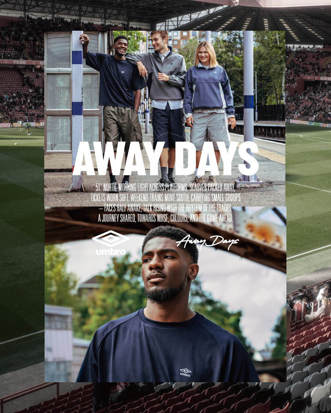 サッカーブランドアンブロのアウェイデイズコレクションの春夏新作アイテム販売開始｜サッカーをするときも日常でも着用できるアイテム