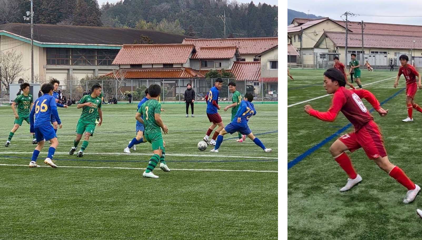 サッカーブランドアンブロのサッカーシューズ「アクセレイター」着用プレーシーン1