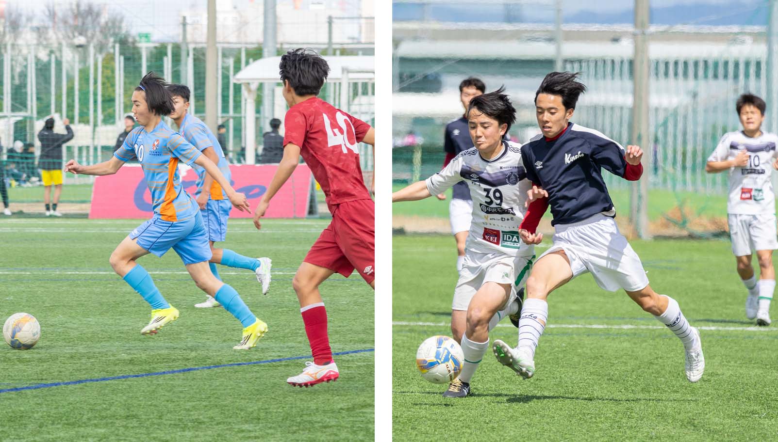 サッカーブランドアンブロのウェア着用シーン1