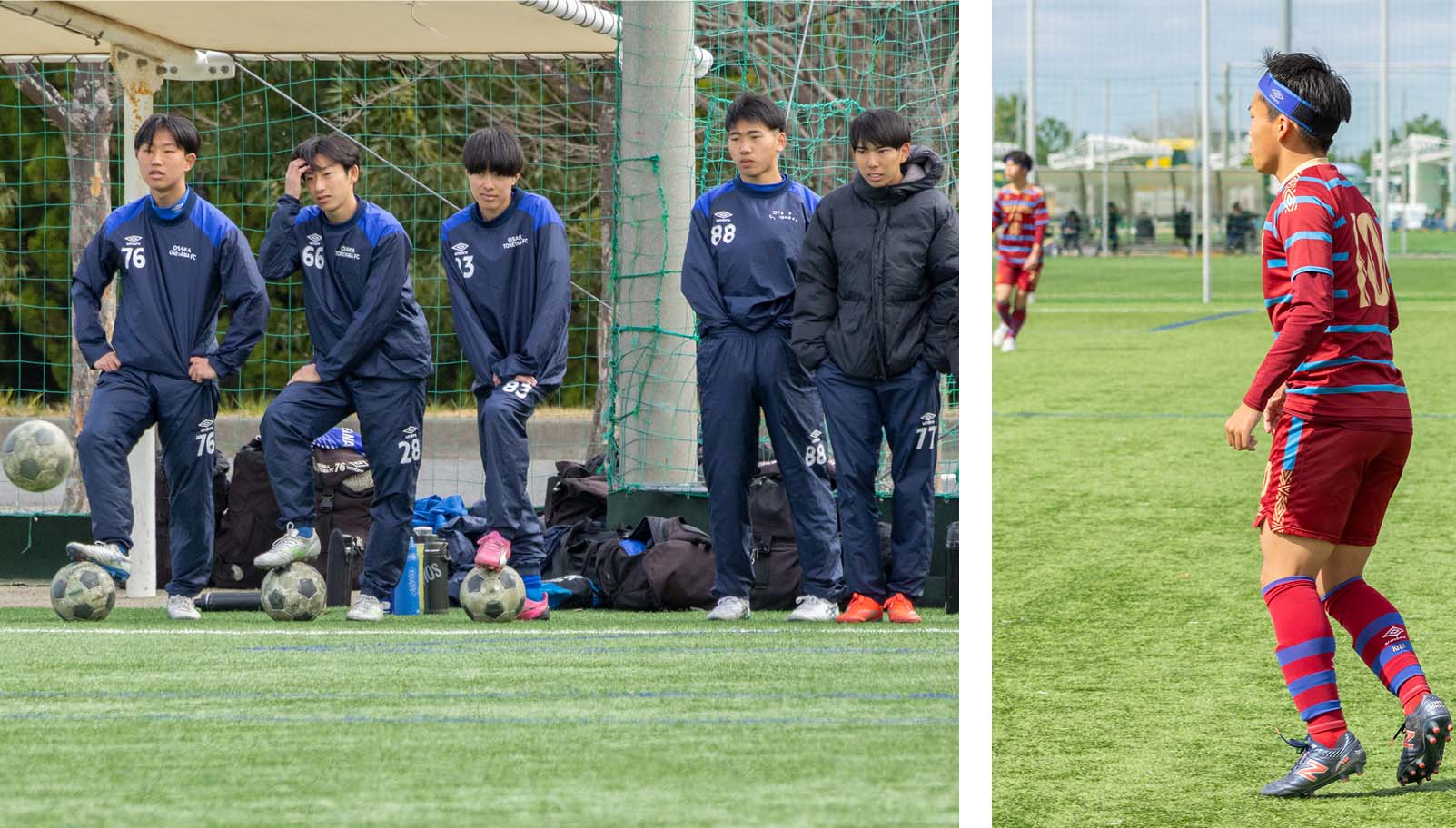 サッカーブランドアンブロのウェア着用シーン2