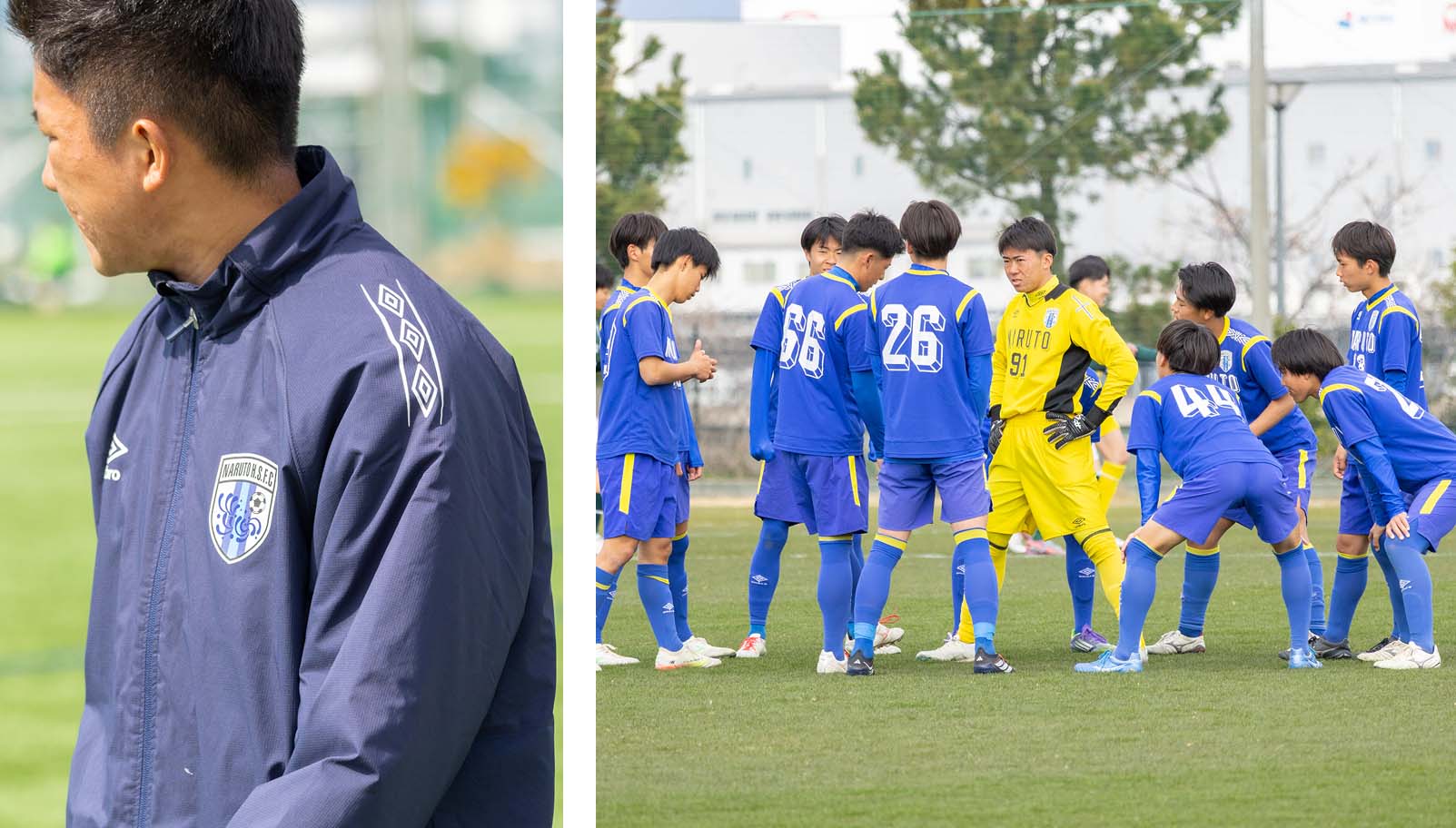 サッカーブランドアンブロのウェア着用シーン3