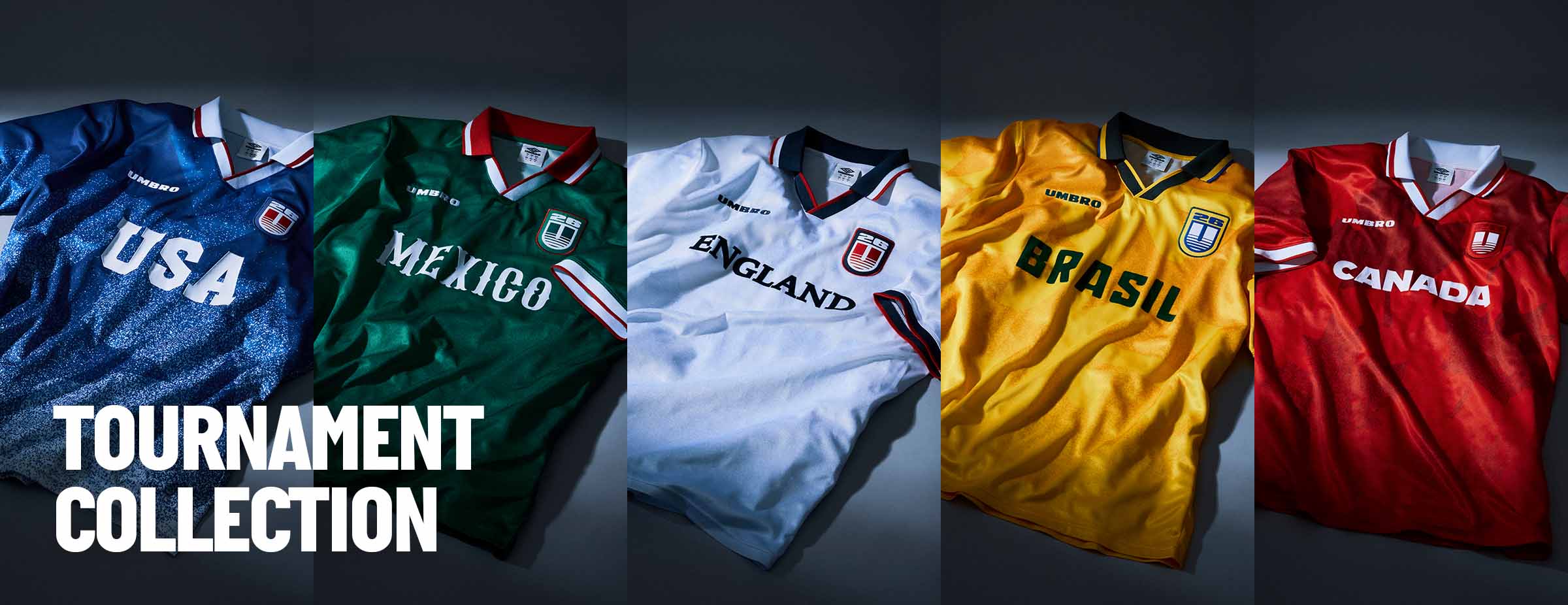 サッカーブランドアンブロのトーナメントコレクション新作アイテム販売開始｜サッカーやフットサル時だけでなく、スポーツミックススタイルとしても