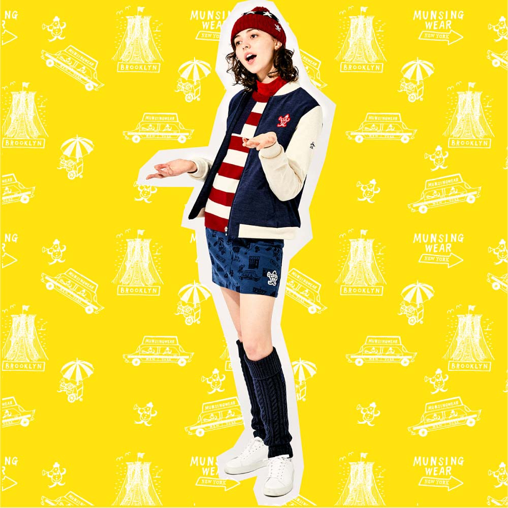 マンシングウェア】MITSUSHIGE NISHIWAKI×MUNSINGWEAR マンシングウェア】MITSUSHIGE NISHIWAKI×MUNSINGWEAR
