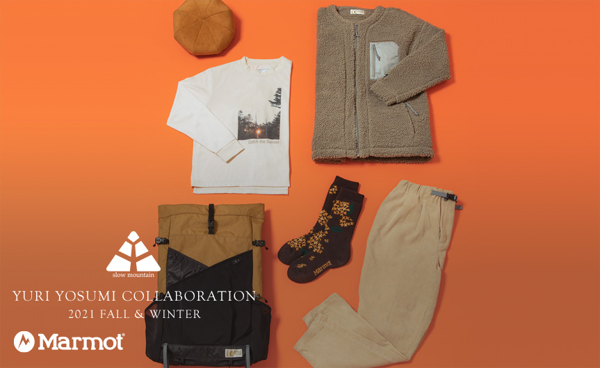 Marmot】YURI YOSUMI COLLABORATION 2021 FALL & WINTER Marmot】YURI YOSUMI COLLABORATION 2021 FALL & WINTER