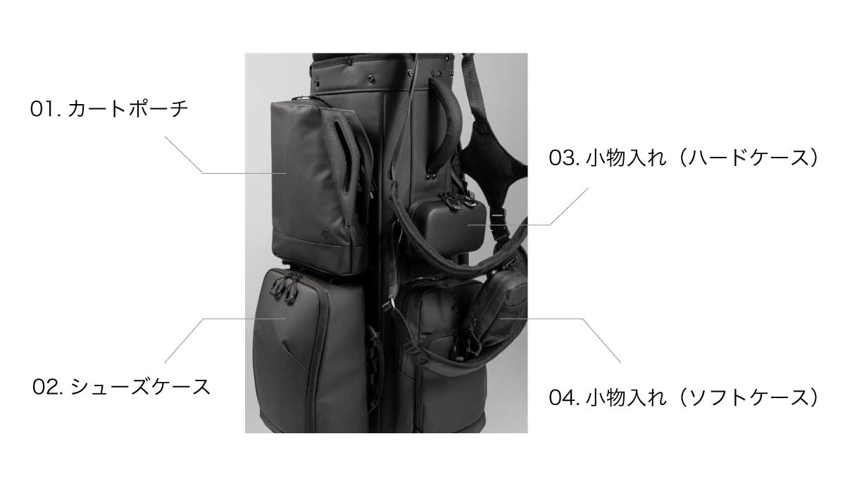 デサントゴルフ キャディバッグ (2022 Spring & Summer デサントゴルフ キャディバッグ (2022 Spring & Summer