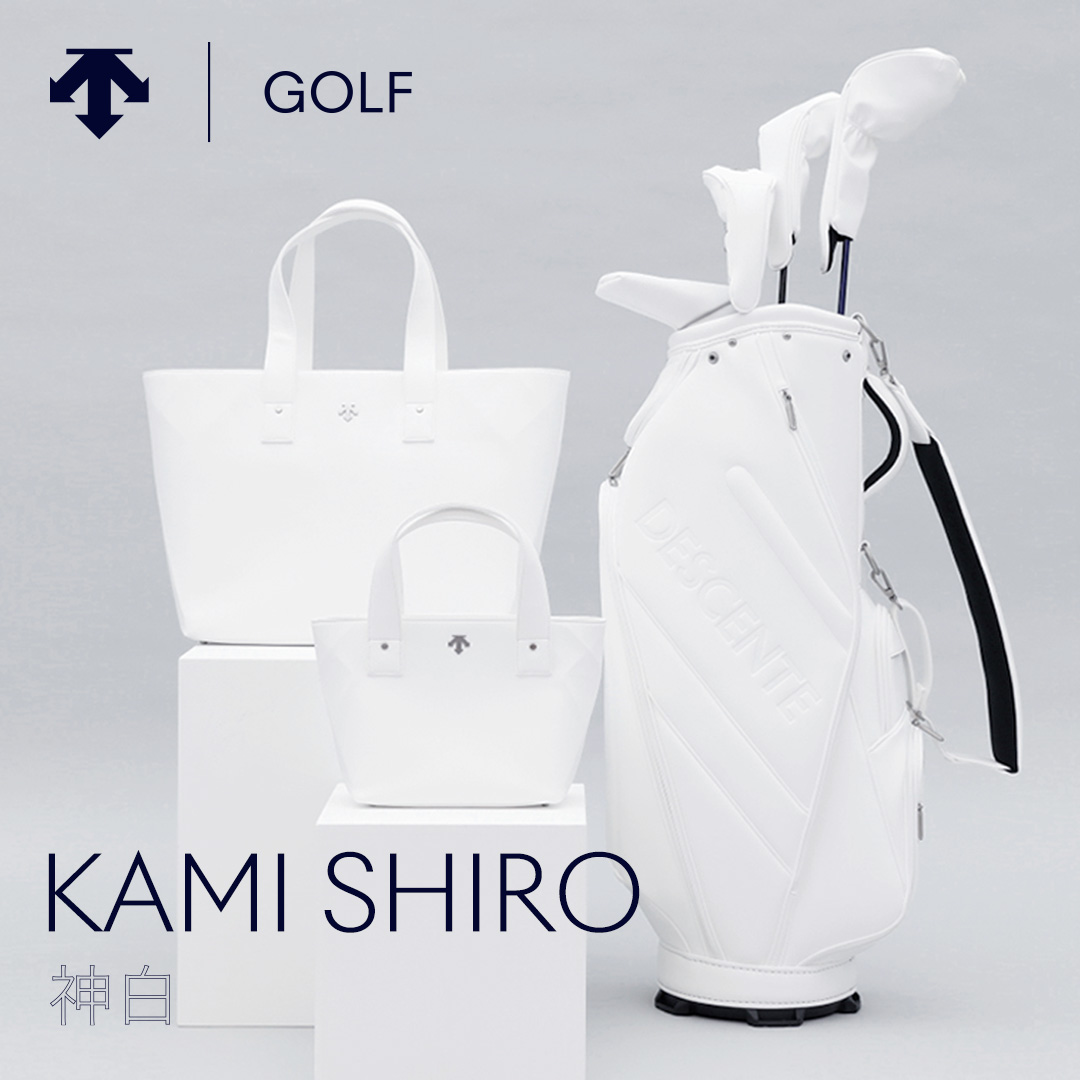 デサントゴルフ (DESCENTE GOLF) 美しい白、“神白”アクセサリー デサントゴルフ (DESCENTE GOLF) 美しい白、“神白”アクセサリー