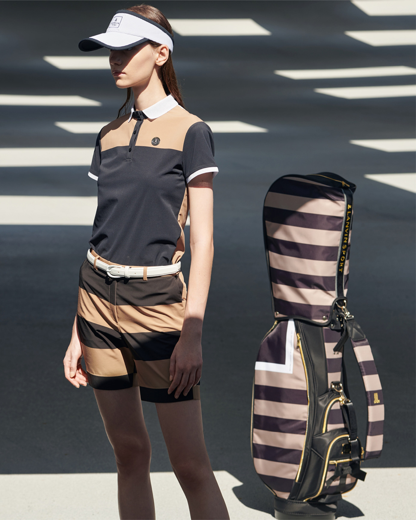ランバン スポール(LANVIN SPORT) ボーダー キャディーバッグ ランバン スポール(LANVIN SPORT) ボーダー キャディーバッグ