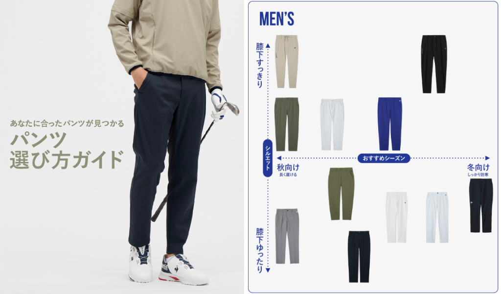 LQG パンツ選びガイド